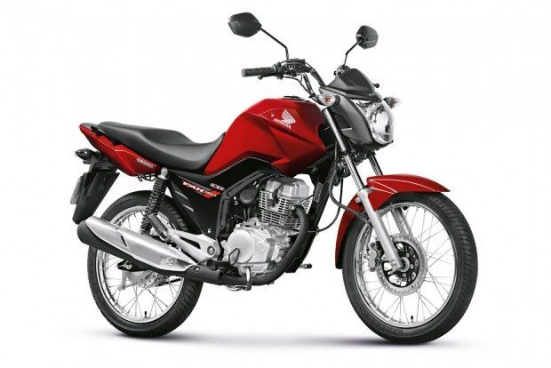 A 4.000.000ª moto bicombustível produzida pela Honda no Brasil foi uma CG 150 FAN
