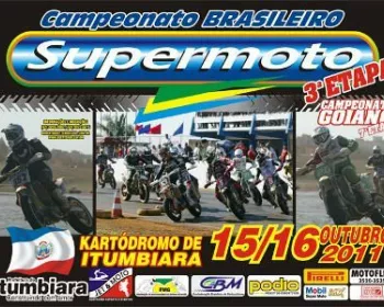 Itumbiara/GO recebe 3ª etapa do Brasileiro de Supermoto 2011