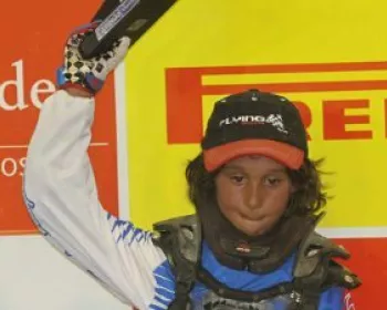 Aos nove anos, Dadalzinho conquista primeiro grande título da carreira no Arena Cross