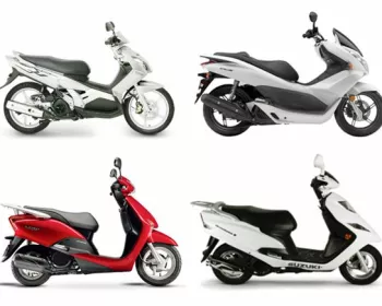 Comparativo – pequenos scooters