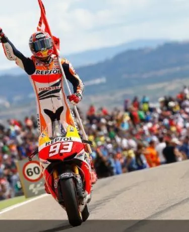 MotoGP™: Márquez vence mais uma em Aragão
