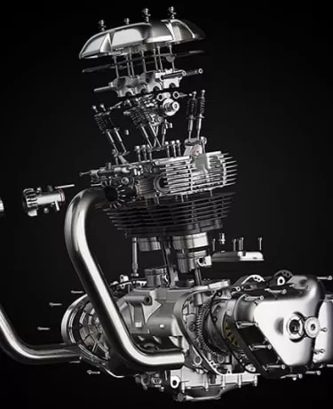 Royal Enfield confirma novo motor twin de 650 cc e 47 cv
