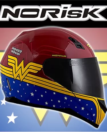 NORISK lança capacete da Mulher Maravilha por R$ 449,90