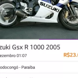 Imagens anúncio Suzuki GSX R 1000 GSX R 1000