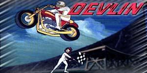 Exemplo de desenho animado de motocicleta em forma