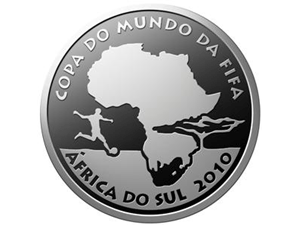 BC lança a moeda comemorativa da Copa do Mundo da África do Sul