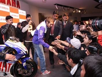 Valentino Rossi desfruta de viagem à Índia