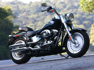 Harley-Davidson Fat Boy 2008, peso pesado das custom