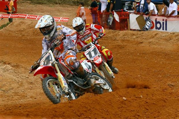Foto: Hector Assun‡Æo, da 85cc, no Brasileiro de Motocross