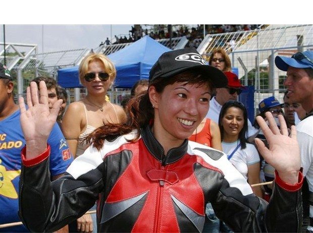 Foto: Ana Lima conquistou o t¡tulo no Campeonato Brasileiro de Motovelocidade