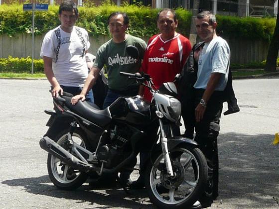 Da esquerda para a direita: Rodrigo, Silvio, Marcos e Michel