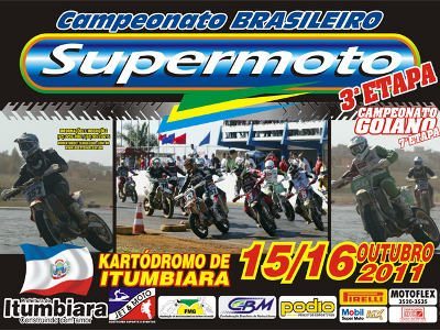Itumbiara/GO recebe 3ª etapa do Brasileiro de Supermoto 2011