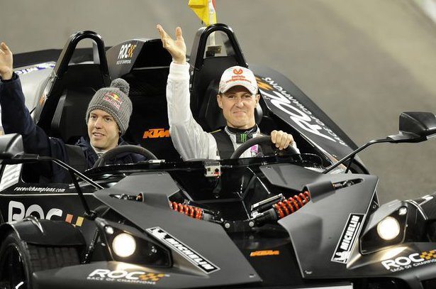 Schumacher e Vettel venceram a ROC Nations Cup