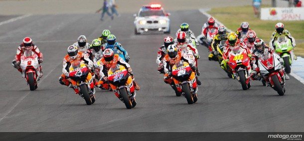 Lista de inscritos provisória de MotoGP para 2012 revelada
