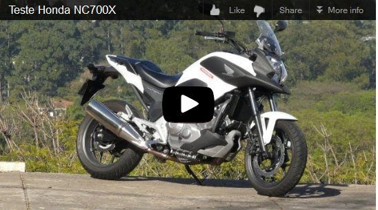 Video teste Honda NC 700X