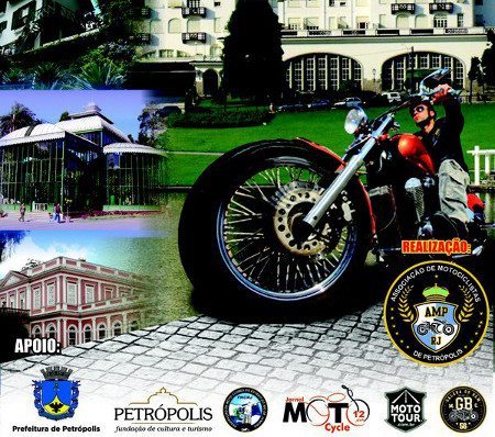 Em Petrópolis, recepção de gala para os motociclistas