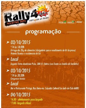 Programação Rally 40 Graus