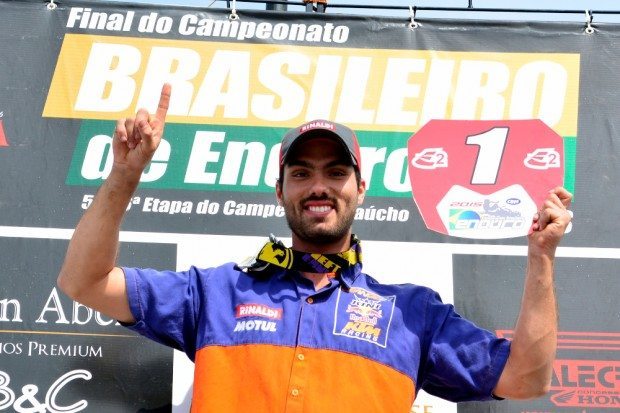 Rigor Rico, piloto de Barão de Cocais (MG), é destaque no Desafio 3R Motos de Enduro FIM Crédito: Janjão Santiago