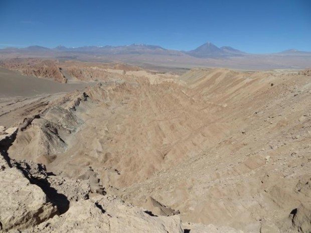 Vista panorâmica do Valle de La Muerte