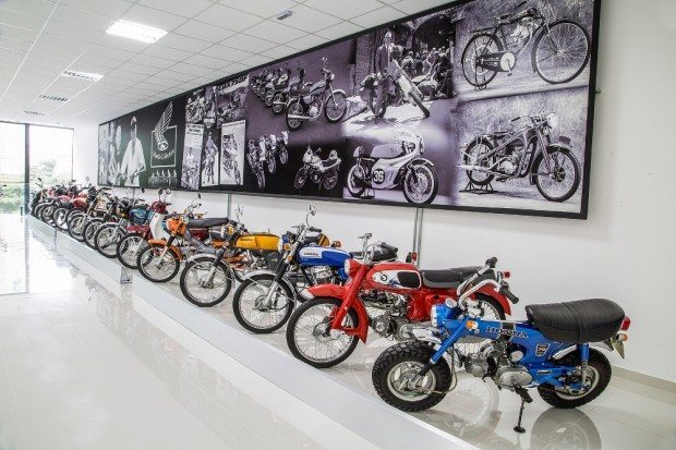Concessionária Honda em SP conta com museu permanente de clássicas da marca - divulgação