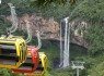 Cachoeira possui queda d'água com mais de 100 metros. Foto: viagemempauta.com.br