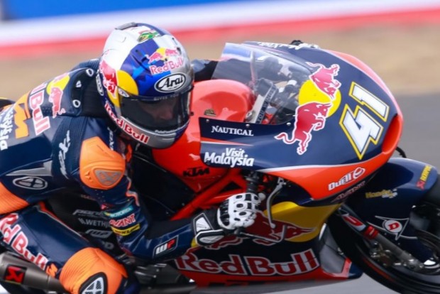 Brad Binder, na Moto3, é o primeiro campeão desta temporada da MotoGP