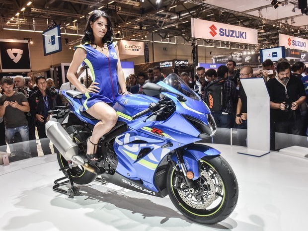 Segundo a Suzuki, a nova GSX-R tem mais do que apenas o visual inspirado na MotoGP. Talvez isto explique seus 202cv...