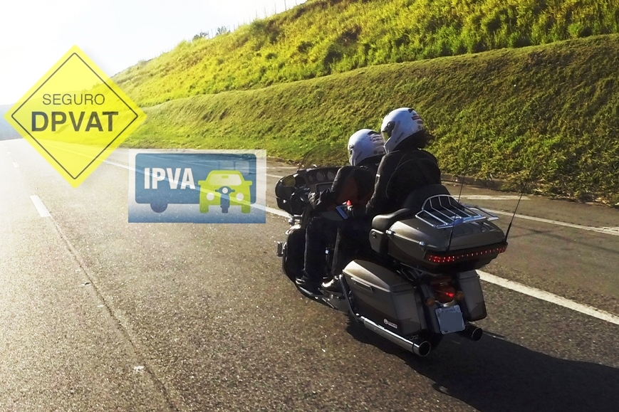Tributos 2017 para motos: IPVA igual e DPVAT menor