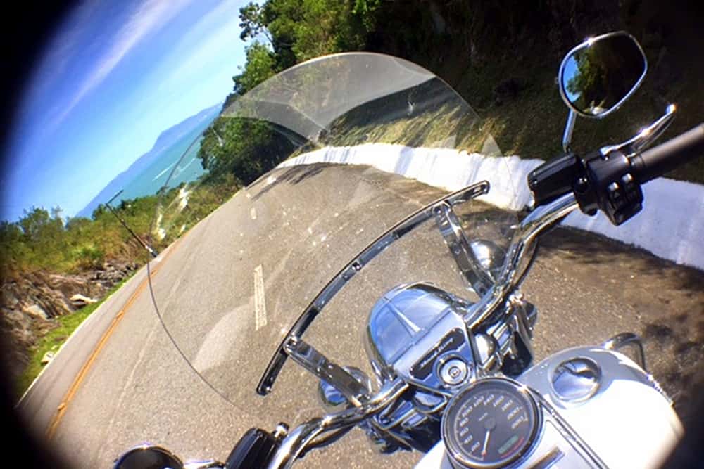 Viagem de moto com uma Road King para Bombinhas (SC)