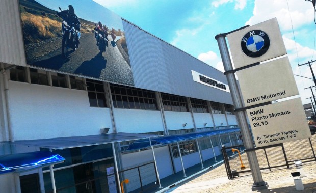 Fábrica da BMW Motorrad em Manaus (AM): investimento até agora de 15 milhões de Euros e capacidade de produção de 10 mil motos por ano