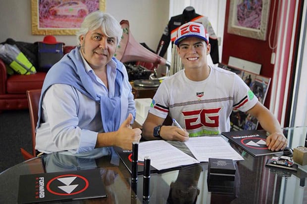 Informação foi confirmada pelo próprio Eric, que já formalizou a contratação com a equipe Forward Racing Team. Brasileiro será colega do italiano Stefano Manzi, que já corre pelo Mundial