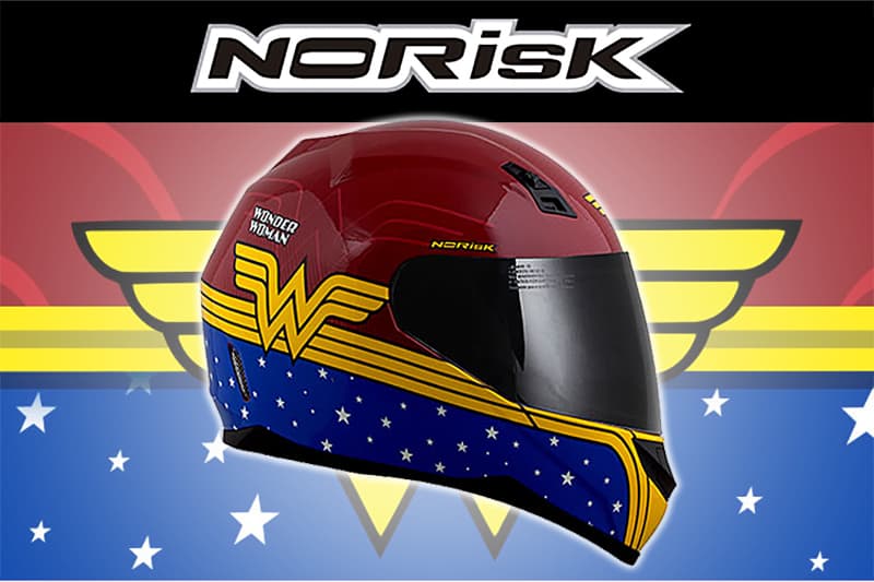 NORISK lança capacete da Mulher Maravilha por R$ 449,90