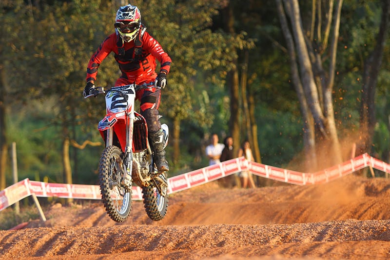 Chumbinho foi o mais rápido na categoria MX4 no Catarinense de Motocross