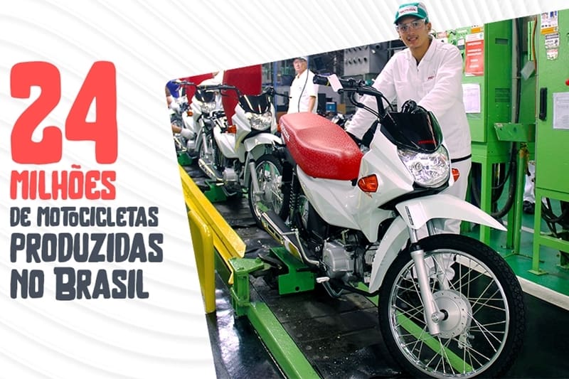 Honda chega a 24 milhões de motos produzidas no Brasil