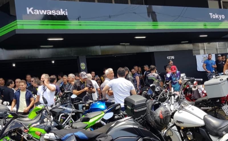 Loja da Kawasaki em Recife(PE): consolidação da marca no País
