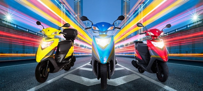 Haojue Lindy é o scooter mais barato do país, à venda em concessionárias Suzuki, outra marca do grupo JToledo