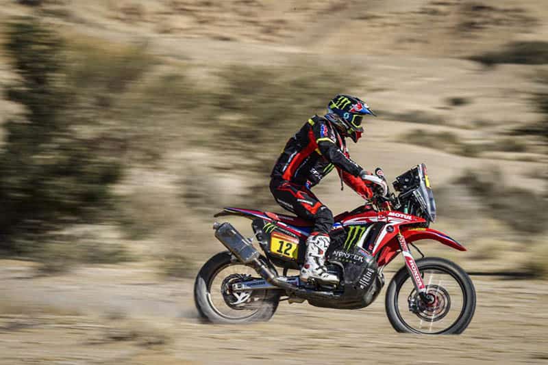 Joan Barreda levou a Honda a mais uma vitória nos estágios - Foto: Dakar Media 