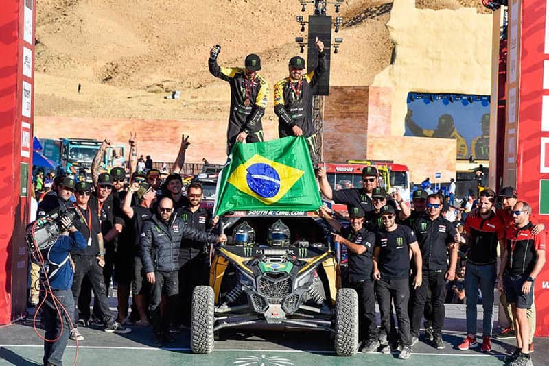 Campeões em 2018, os brasileiros venceram o último dia de rali na Arábia Saudita - Foto: Dakar Media 
