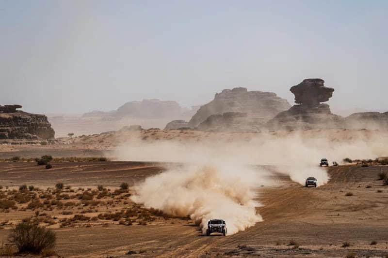 Quinta etapa teve 353 km de especiais, em um trecho total de 564 km  - Foto: Dakar Media