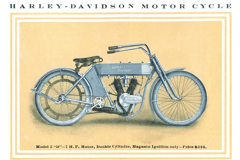 Harley Model 5-D: o início da história dos motores V-Twin a 45 graus