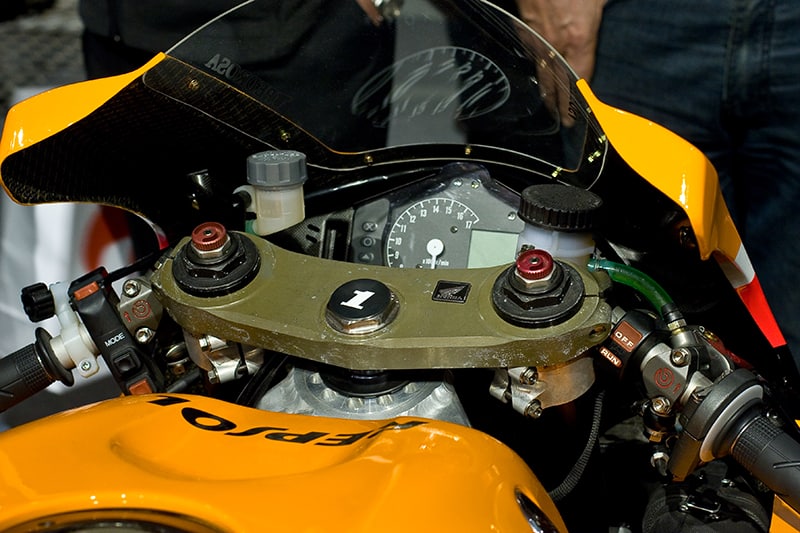 Cockpit da Honda RC212V