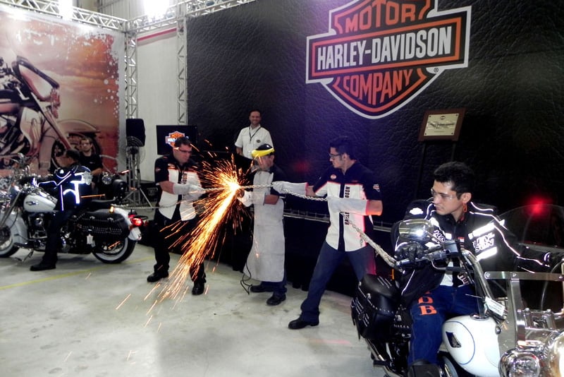 Fábrica da Harley-Davidson instalada em Manaus (AM) 