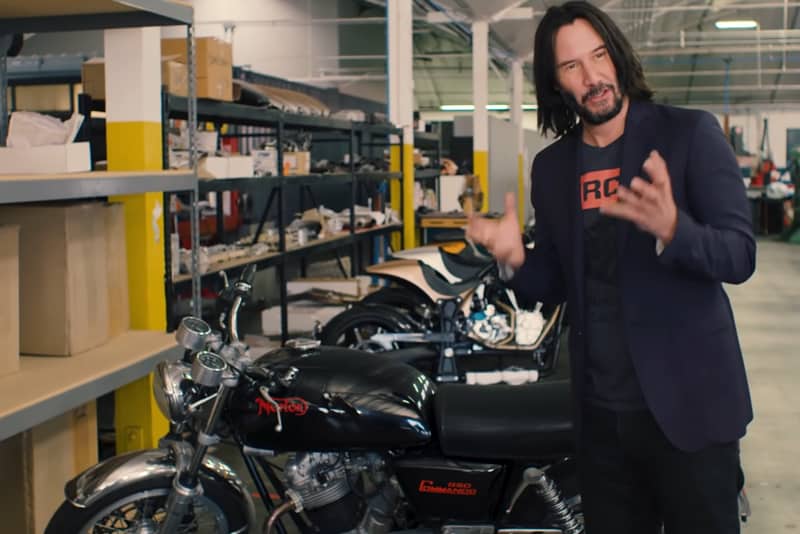 keanu reeves tem sua própria marca de motos