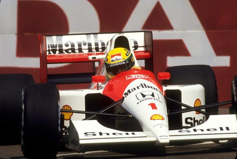 motores elétricos, Senna na Fórmula 1