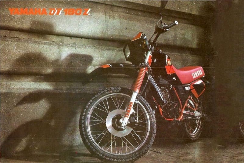 Yamaha DT 180 motos que marcaram os anos 1980