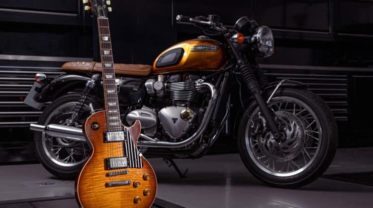 Gibson e Triumph criam a ‘moto perfeita para guitarristas’
