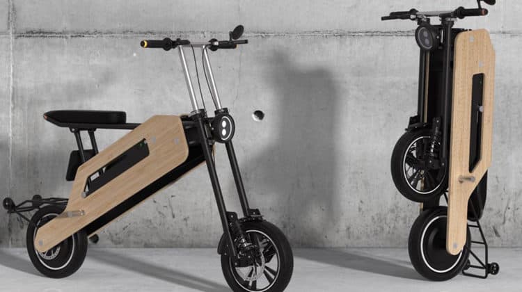 Fora da caixa: conheça o scooter elétrico feito de bambu!