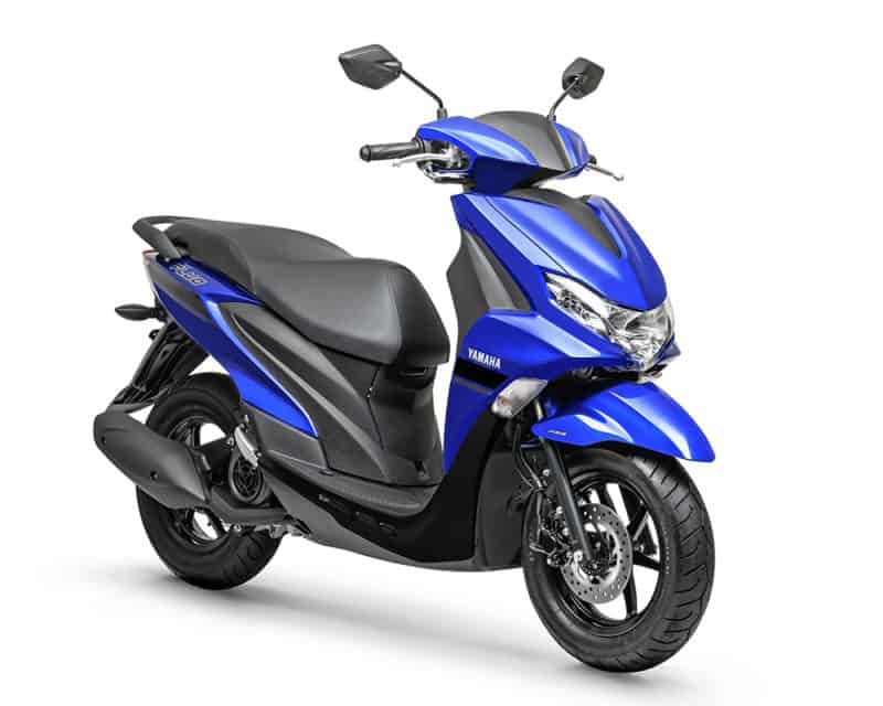 scooter Yamaha fluo ABS em azul