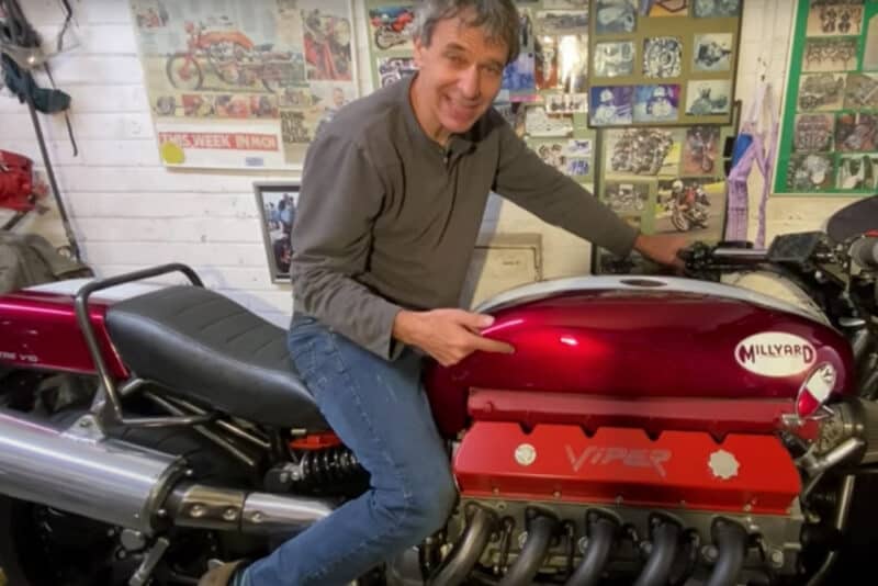 britanico construiu moto com motor do Viper V10