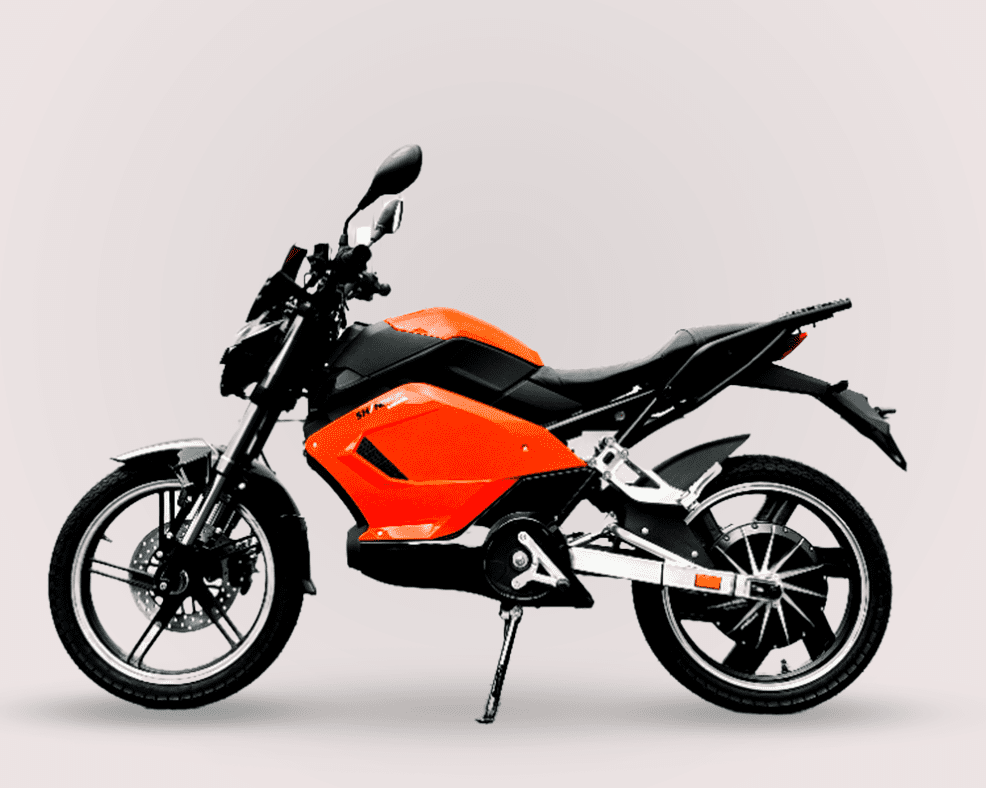 moto elétrica da shineray - laranja
